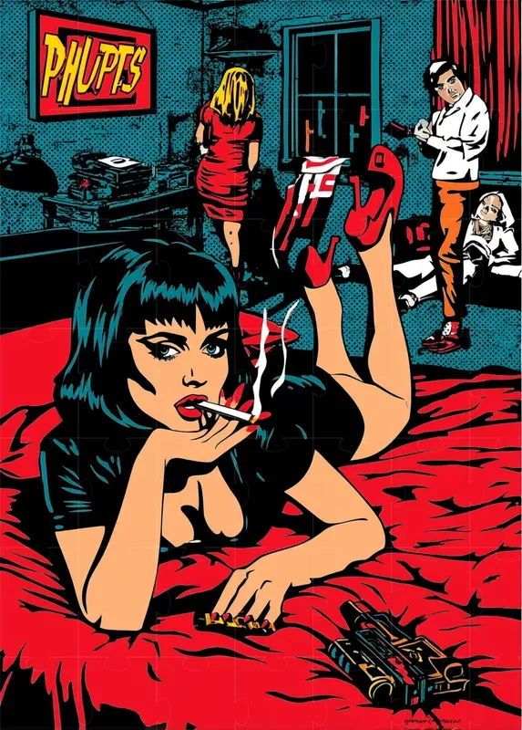 Pop Culture Vector Graphic Posters