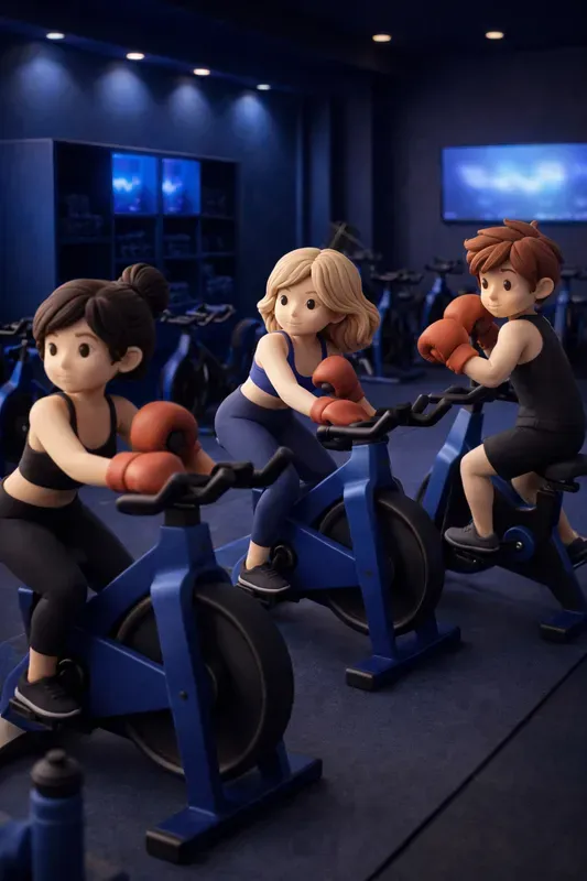 Elegant Claymation Gym Dioramas