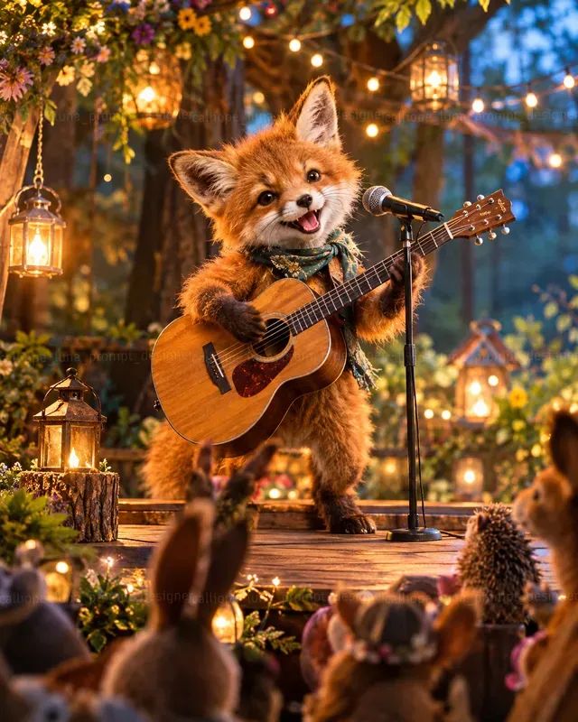 Hyperrealistic Baby Animal Concerts