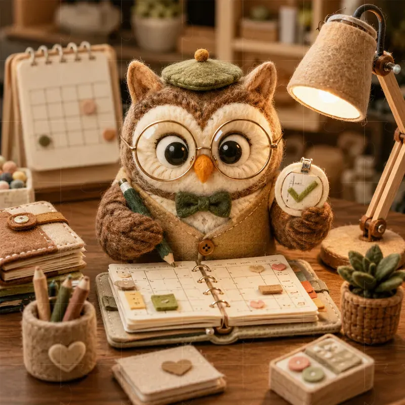 Felt Animal Job Scenes