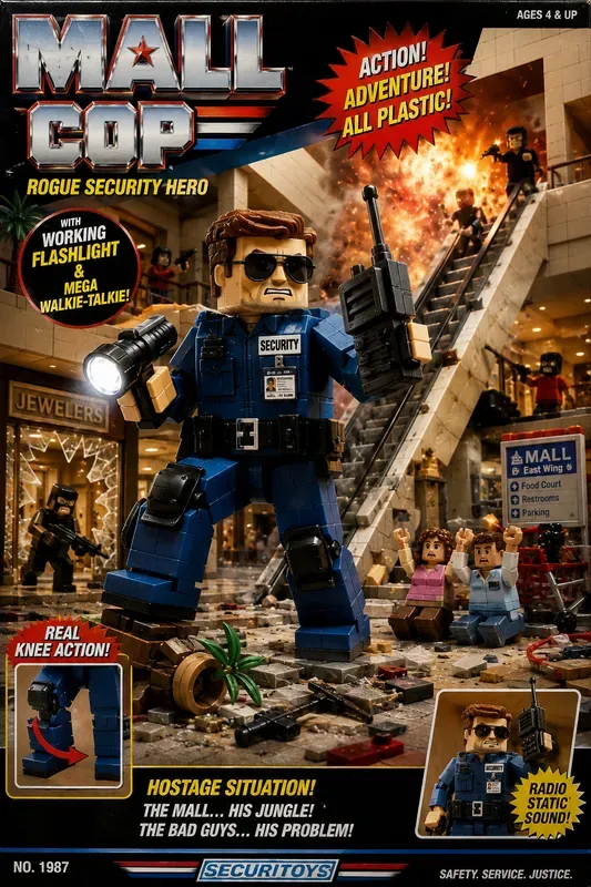 80s Action Brick Hero Generator