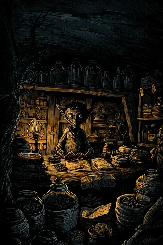 Dark Storybook Illustrations