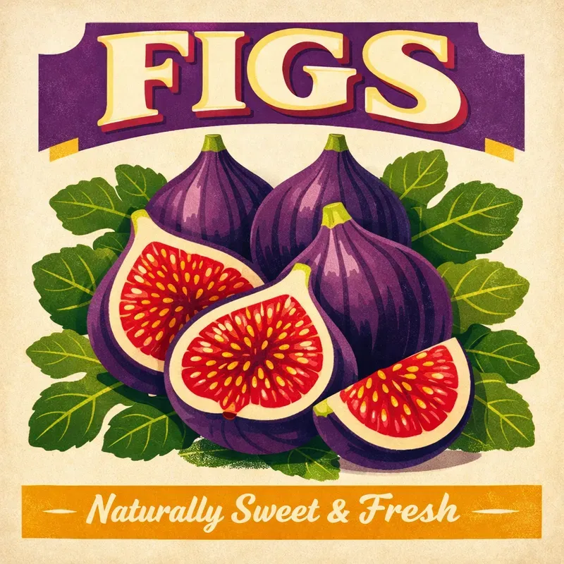 Vintage Fruit Market Posters