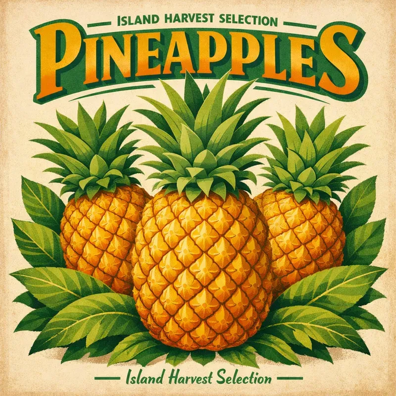Vintage Fruit Market Posters