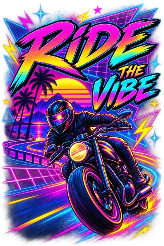 80s Neon Tshirt Poster Sticker Designers