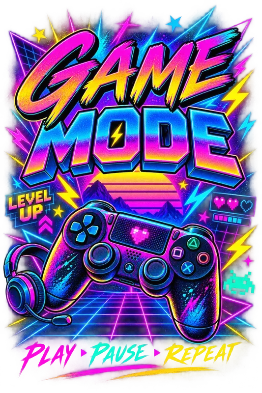 80s Neon Tshirt Poster Sticker Designers