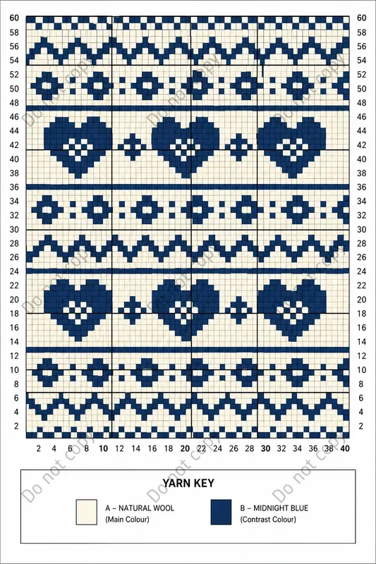 Knitting Colorwork Chart Pages
