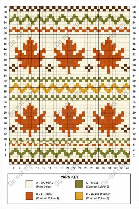 Knitting Colorwork Chart Pages