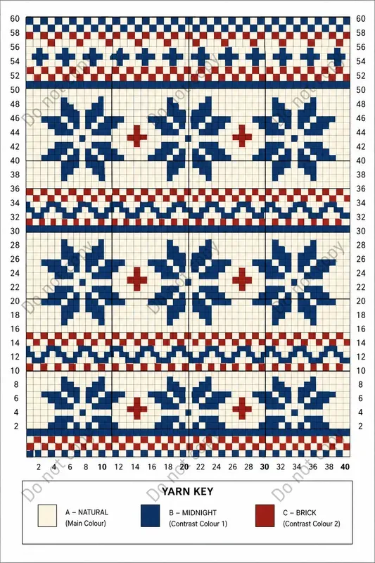 Knitting Colorwork Chart Pages