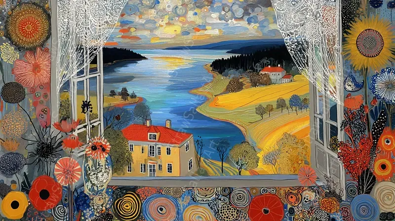 Acrylic Impasto Tv Frame Art Backgrounds