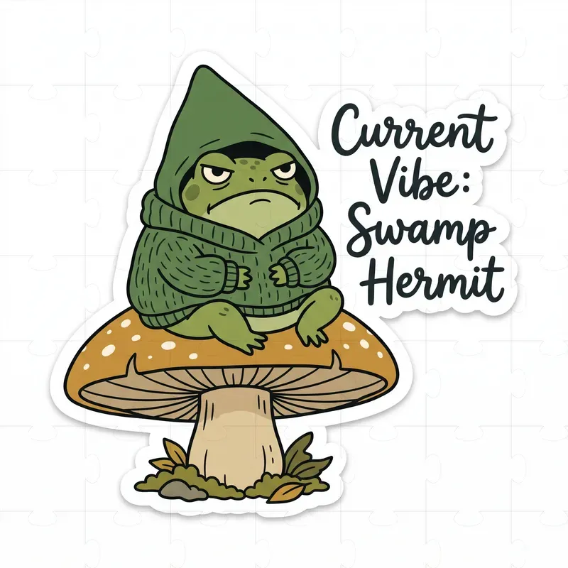 Cozy Introvert Sticker Packs