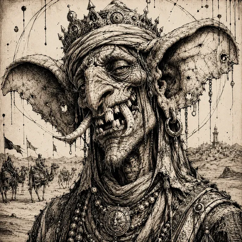 Grotesque Ink Caricatures