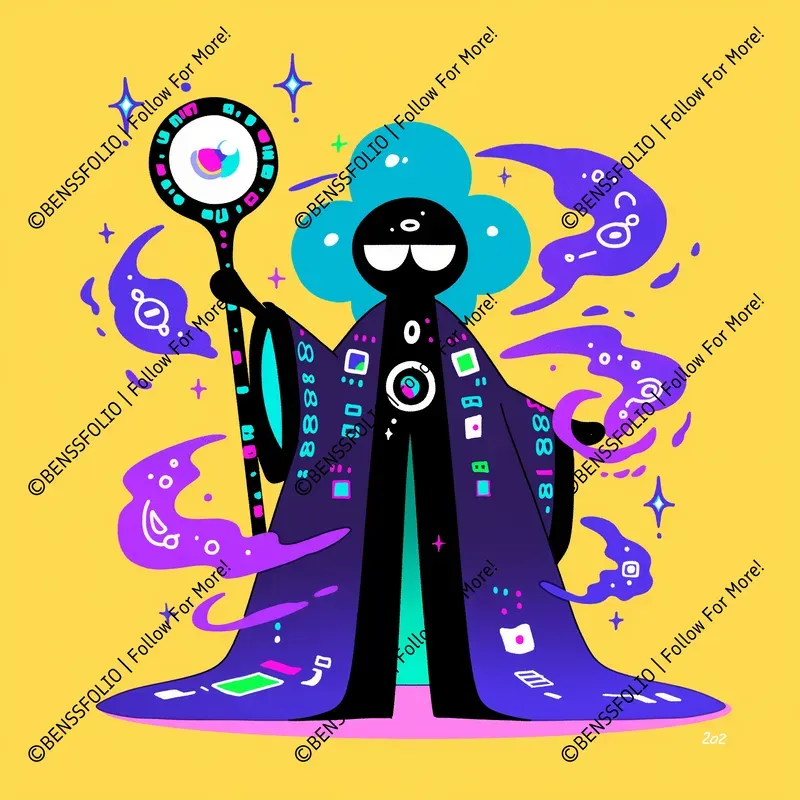 Vibrant Fantasy Characters Illustrations