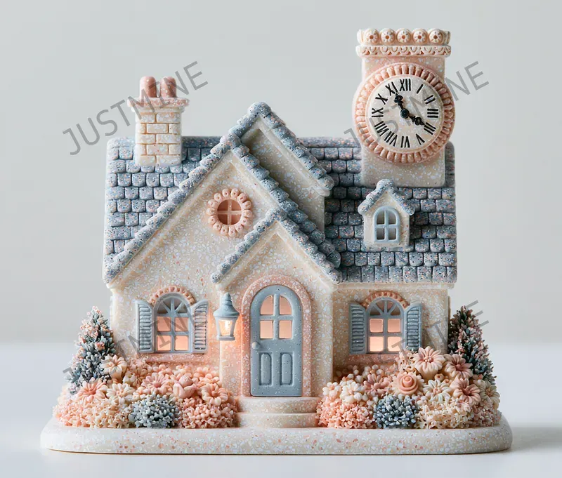 3d Cozy Fairy Village Cliparts