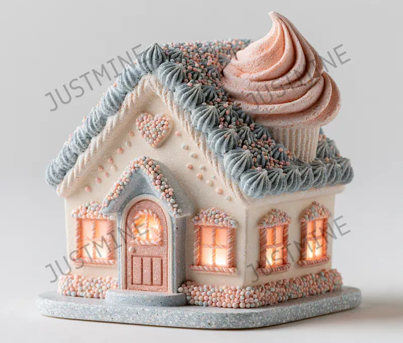 3d Cozy Fairy Village Cliparts