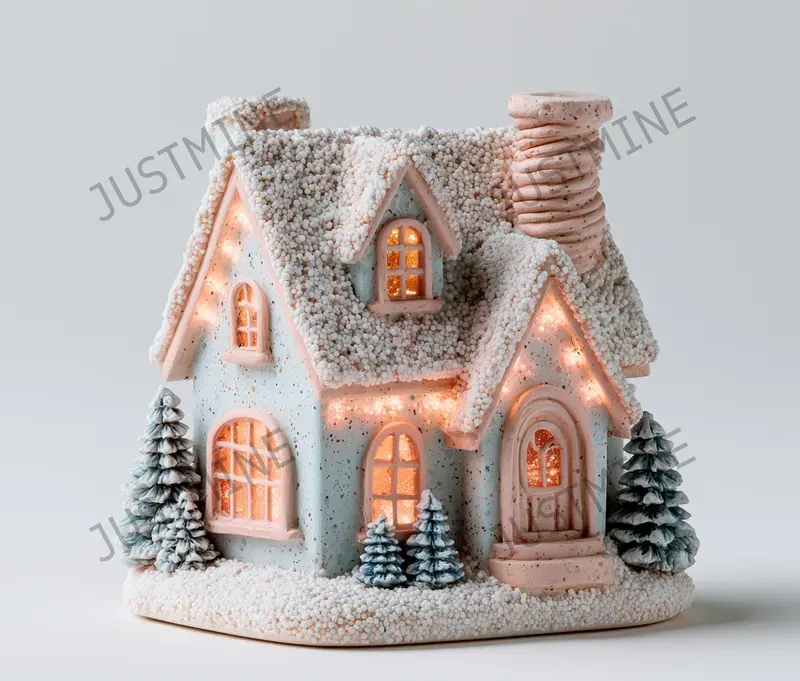 3d Cozy Fairy Village Cliparts