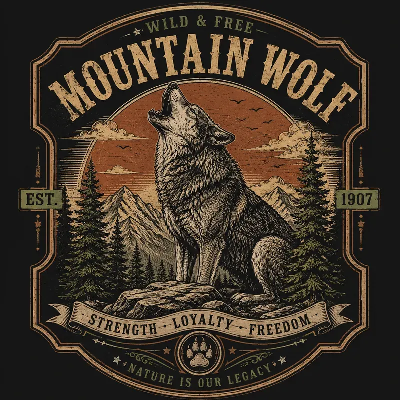 Vintage Wild Spirit Badge Packs