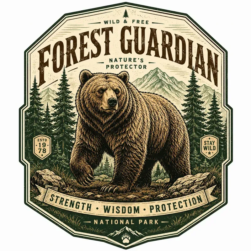 Vintage Wild Spirit Badge Packs