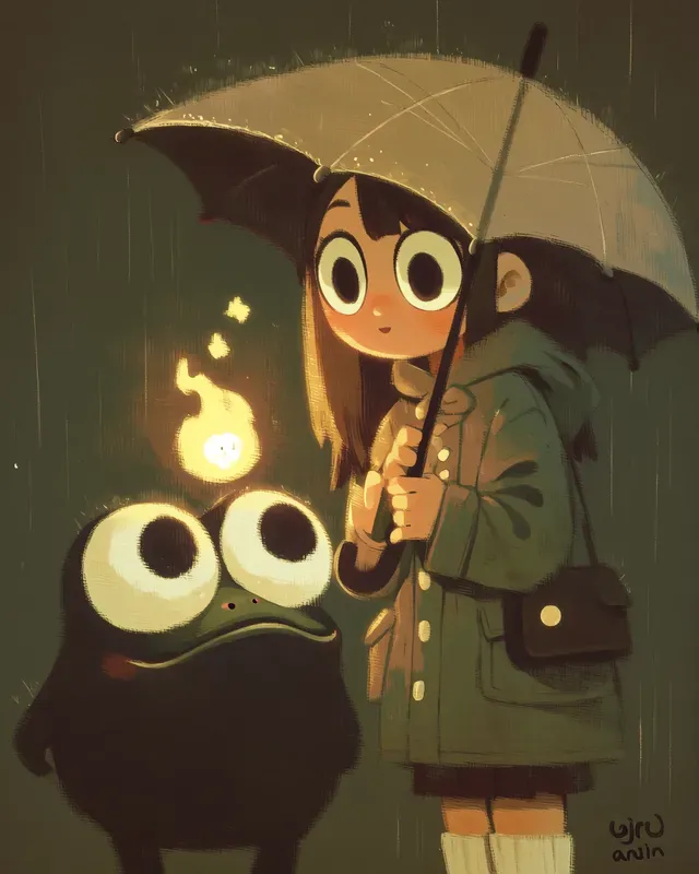 Cozy Indie Storybook Characters