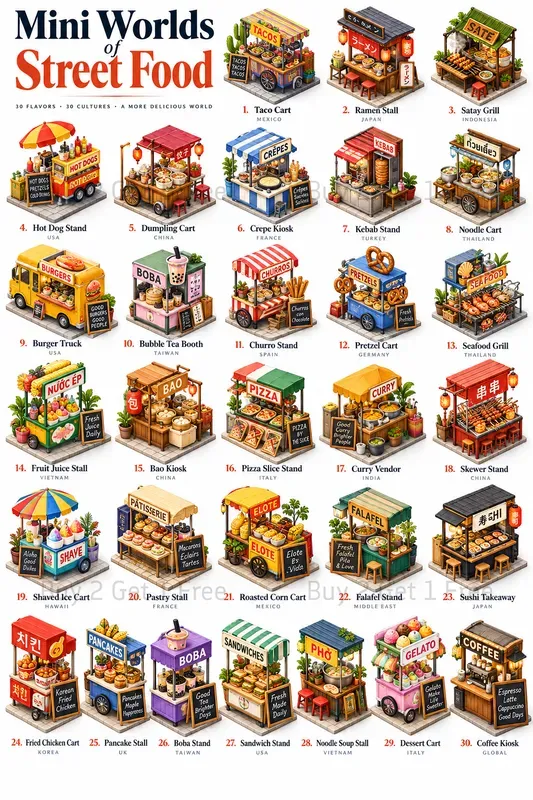 Mini Worlds Infographics