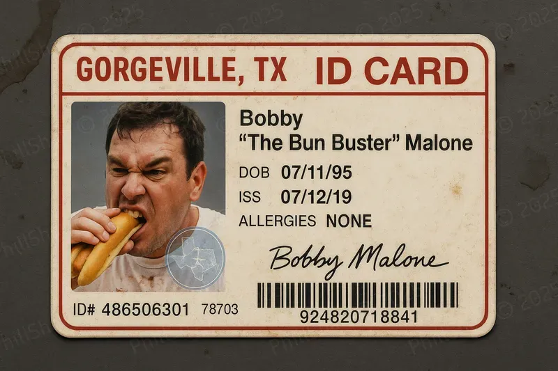Novelty Id Cards