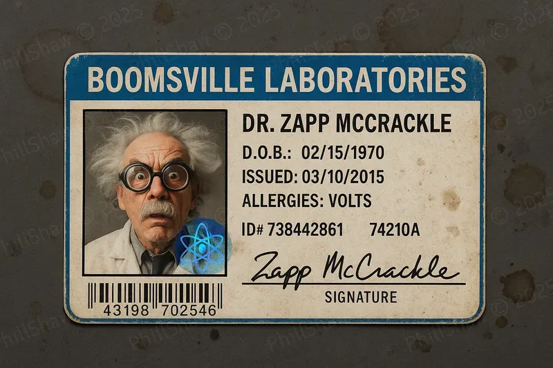 Novelty Id Cards