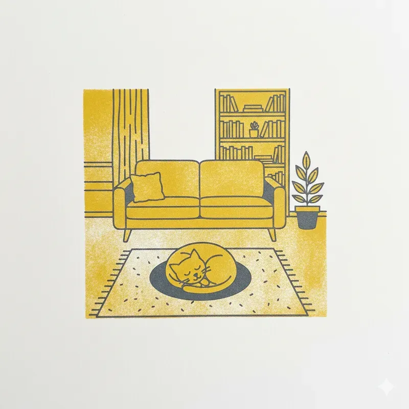 80s Retro Risograph Art Prints