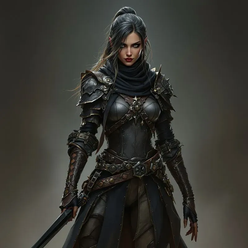Dark Fantasy Game Concept Art Characters
