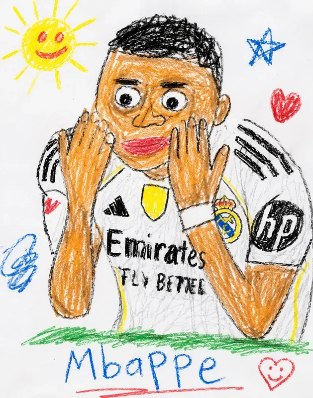 5 Year Old Crayon Drawings