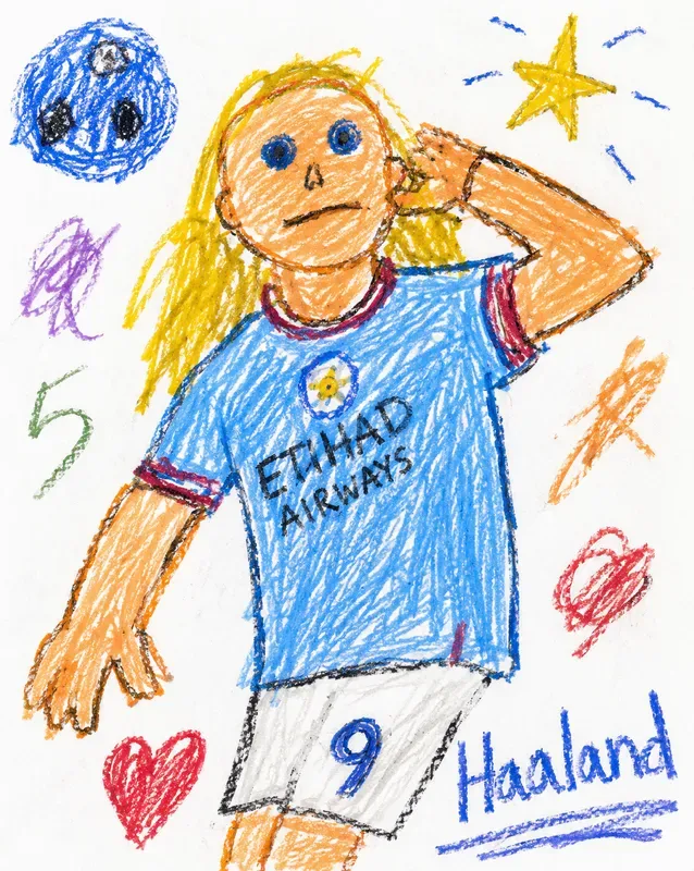 5 Year Old Crayon Drawings