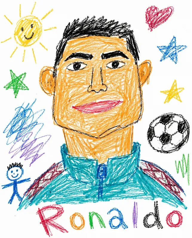 5 Year Old Crayon Drawings