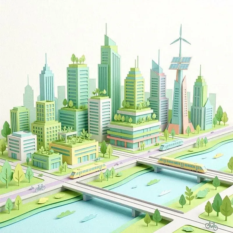 3d Paper Cutout Flat Illustrations