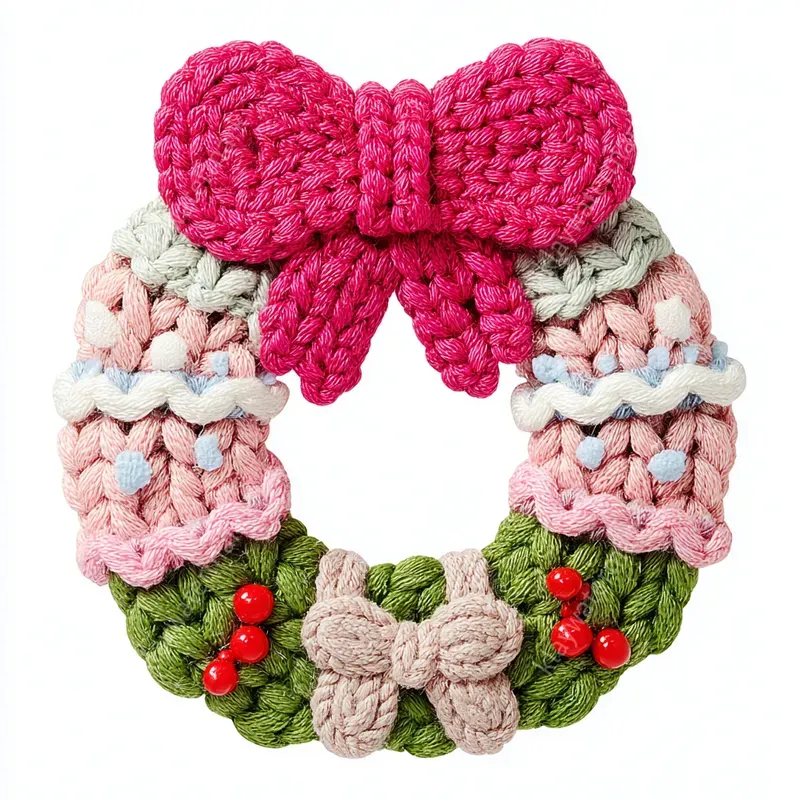 Chunky Yarn Christmas Cliparts