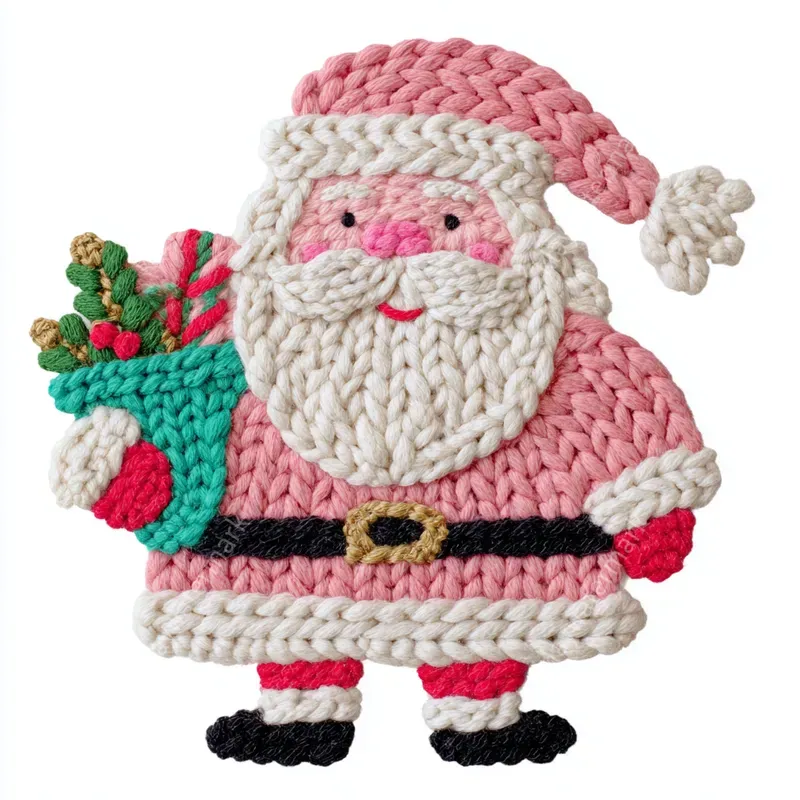 Chunky Yarn Christmas Cliparts