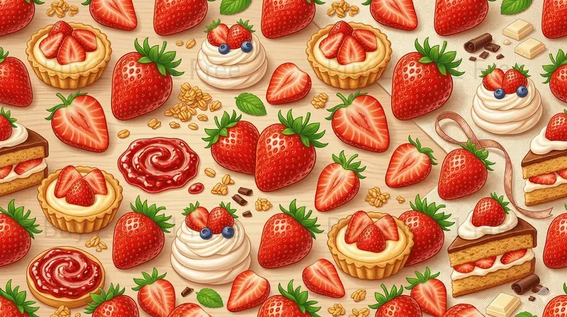 Delicious Seamless Food Patterns