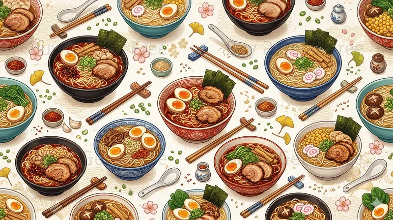 Delicious Seamless Food Patterns