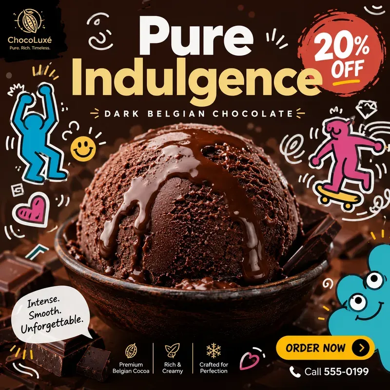 Artisan Ice Cream Social Media Ads