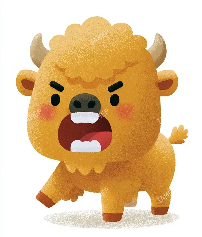 Angry Cute Animal Stickers