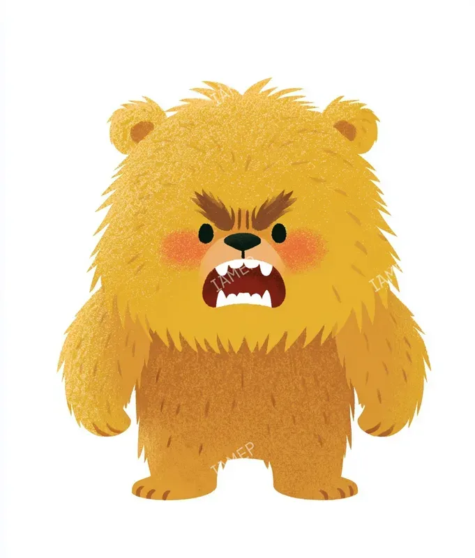 Angry Cute Animal Stickers