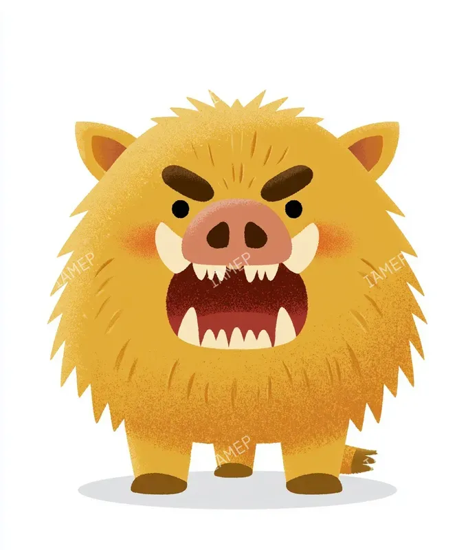 Angry Cute Animal Stickers