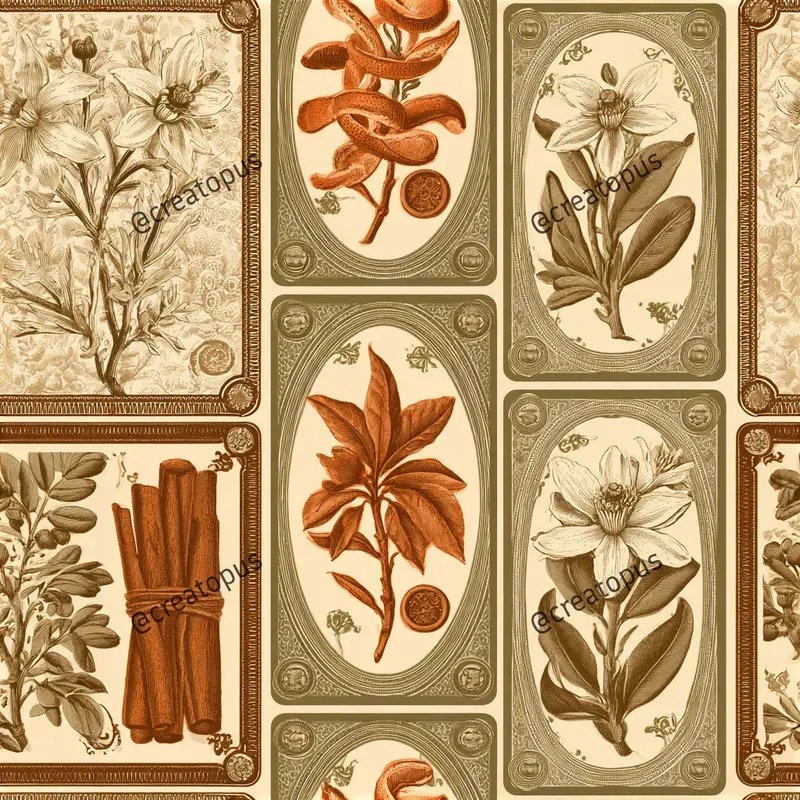 Antique Apothecary Label Patterns