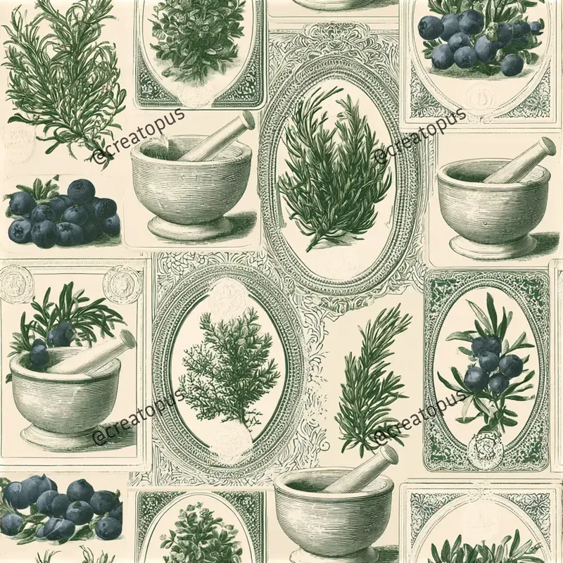 Antique Apothecary Label Patterns