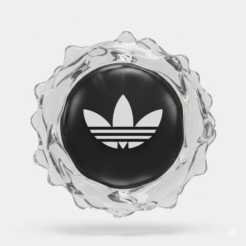 Ultra Clean 3D Glass Splash Logos