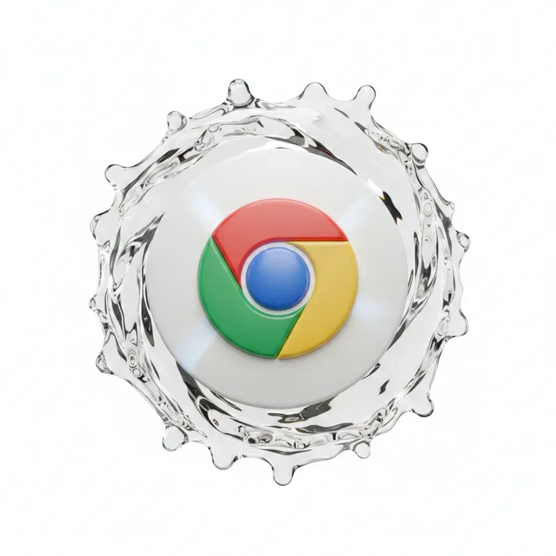 Ultra Clean 3D Glass Splash Logos