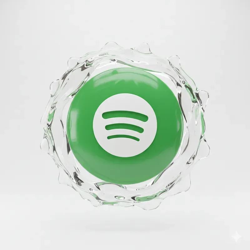 Ultra Clean 3D Glass Splash Logos