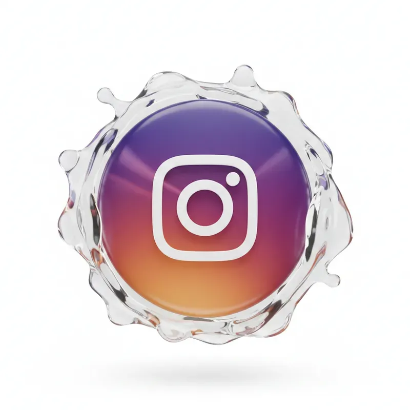 Ultra Clean 3D Glass Splash Logos