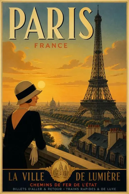 World Cities Retro Poster Generator