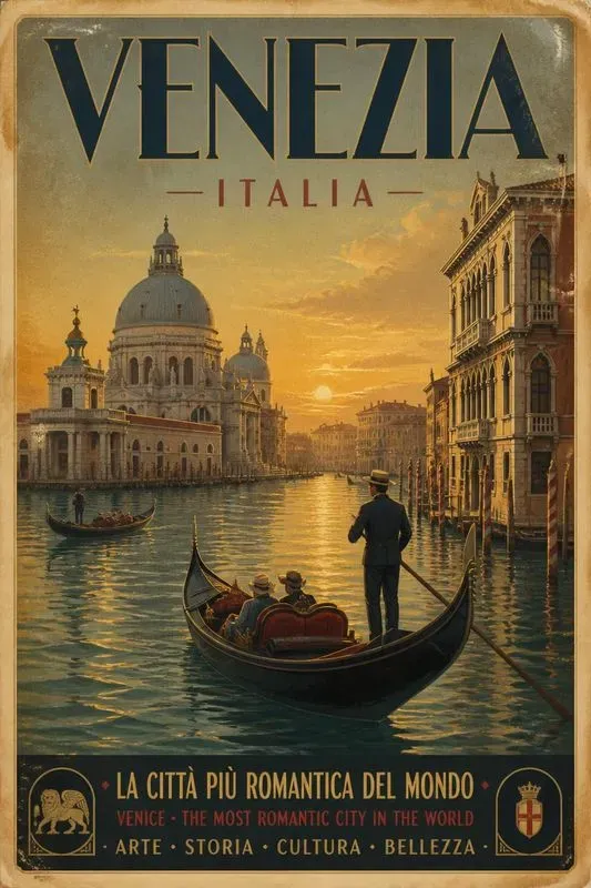 World Cities Retro Poster Generator
