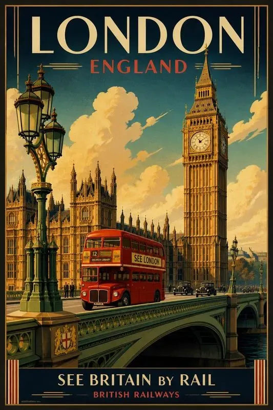 World Cities Retro Poster Generator