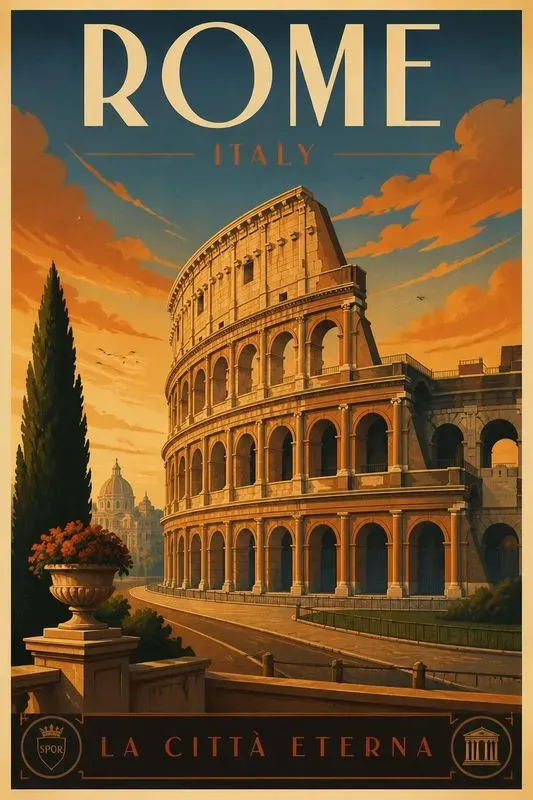 World Cities Retro Poster Generator